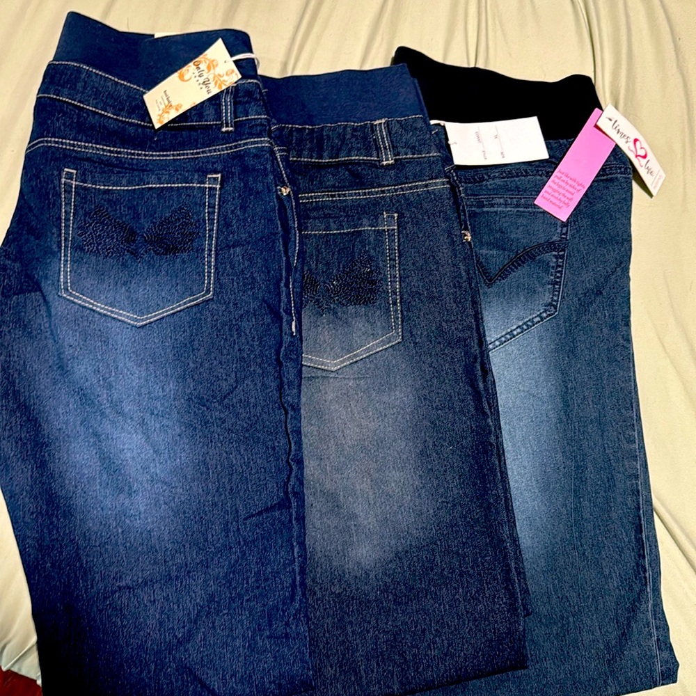 Only you jeans maternity Jean lot includes three pairs of XL maternity jeans
